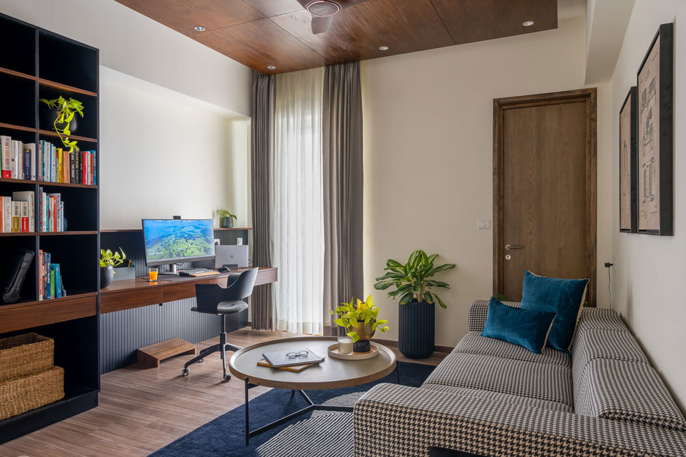 Home office converted from staff quarter with independent entrance