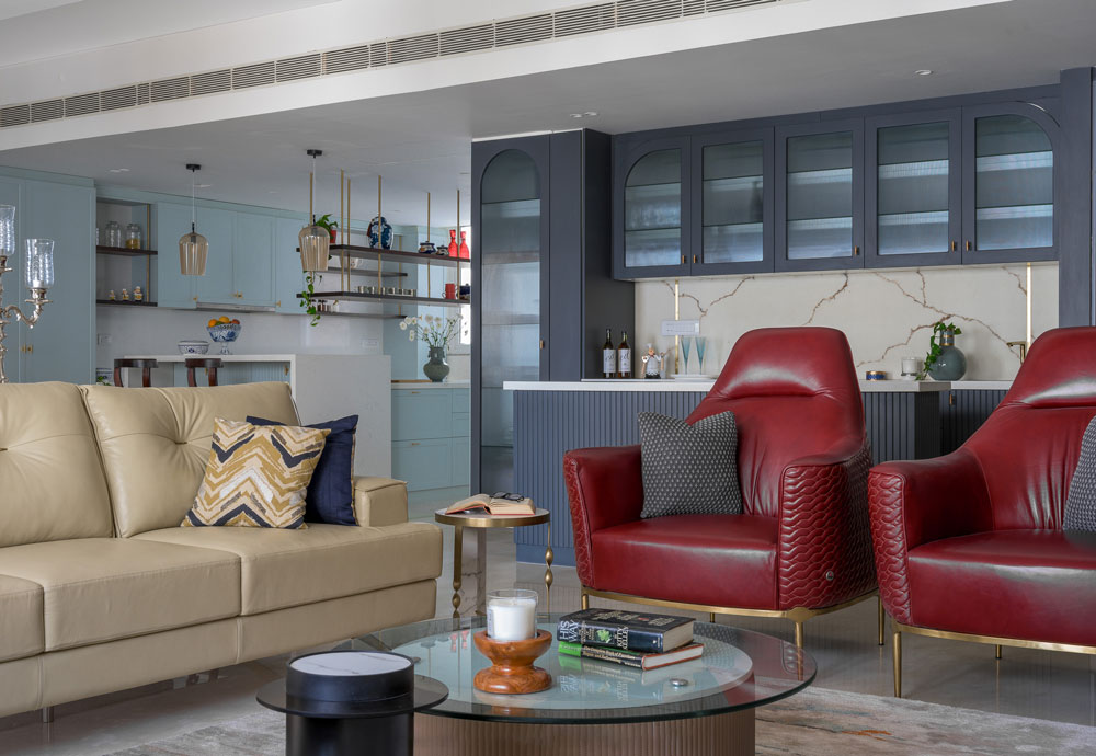 Open-plan kitchen transformation in La Palazzo 5th floor residence